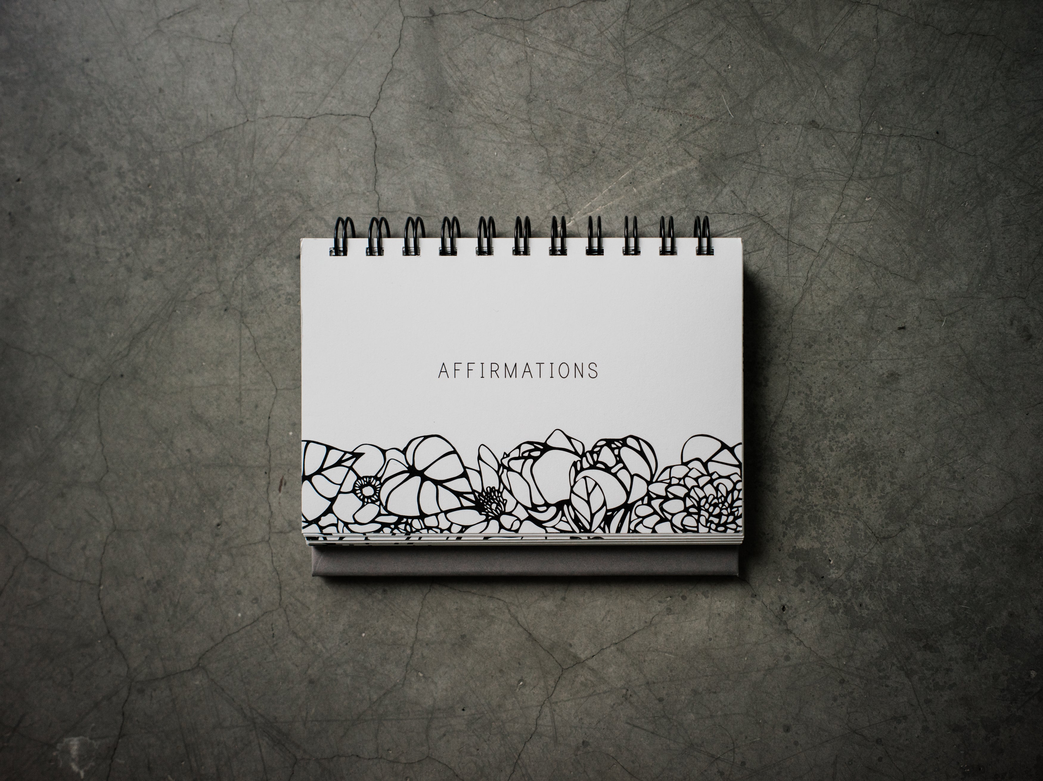 AFFIRMATIONS Customizable Flip Calendar