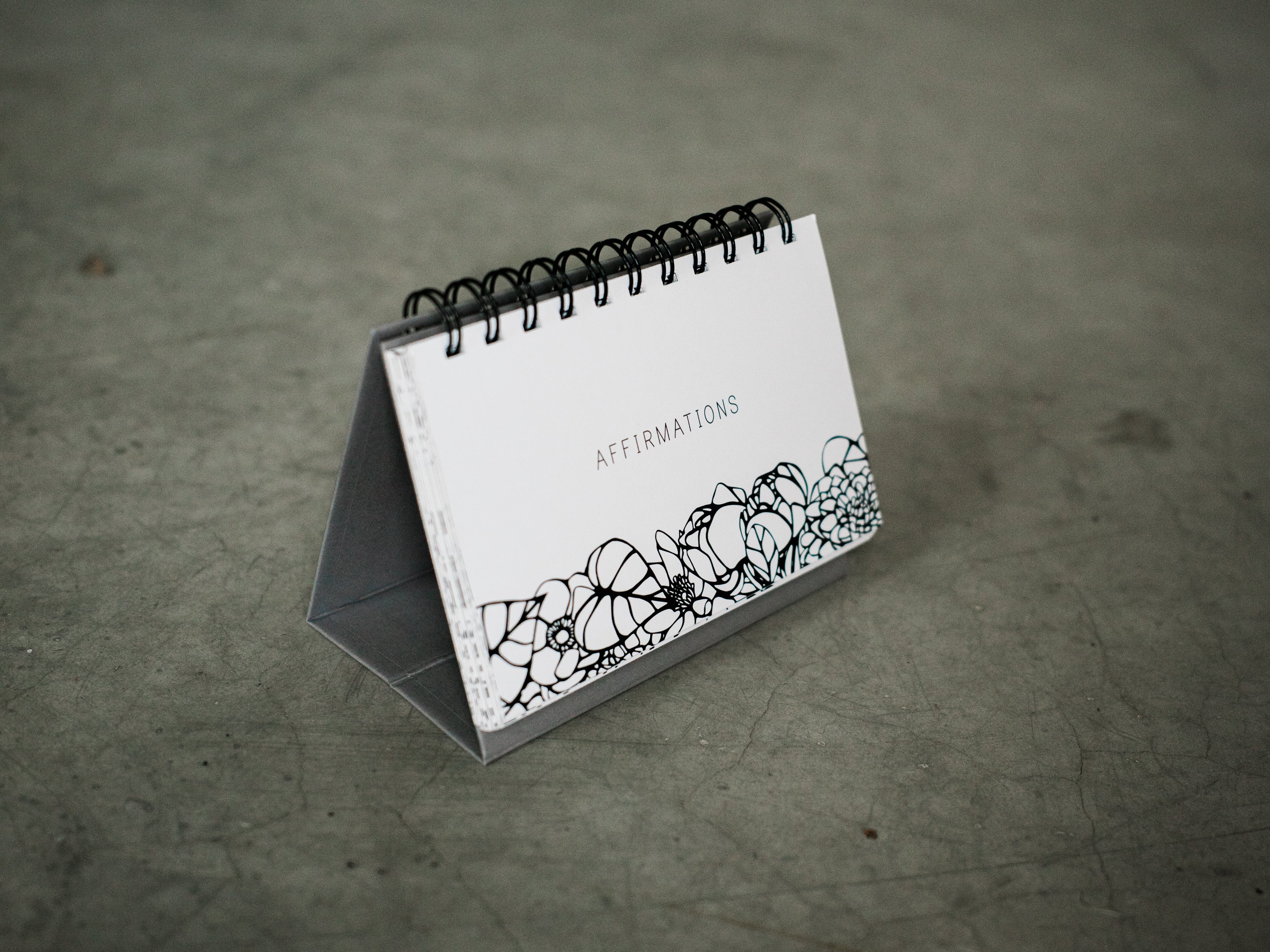 AFFIRMATIONS Customizable Flip Calendar